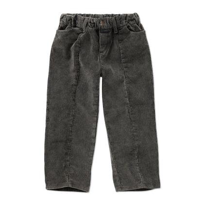 Corduroy Pants Black Washed