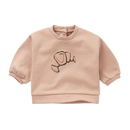 Baby Sweatshirt Croissant Sand