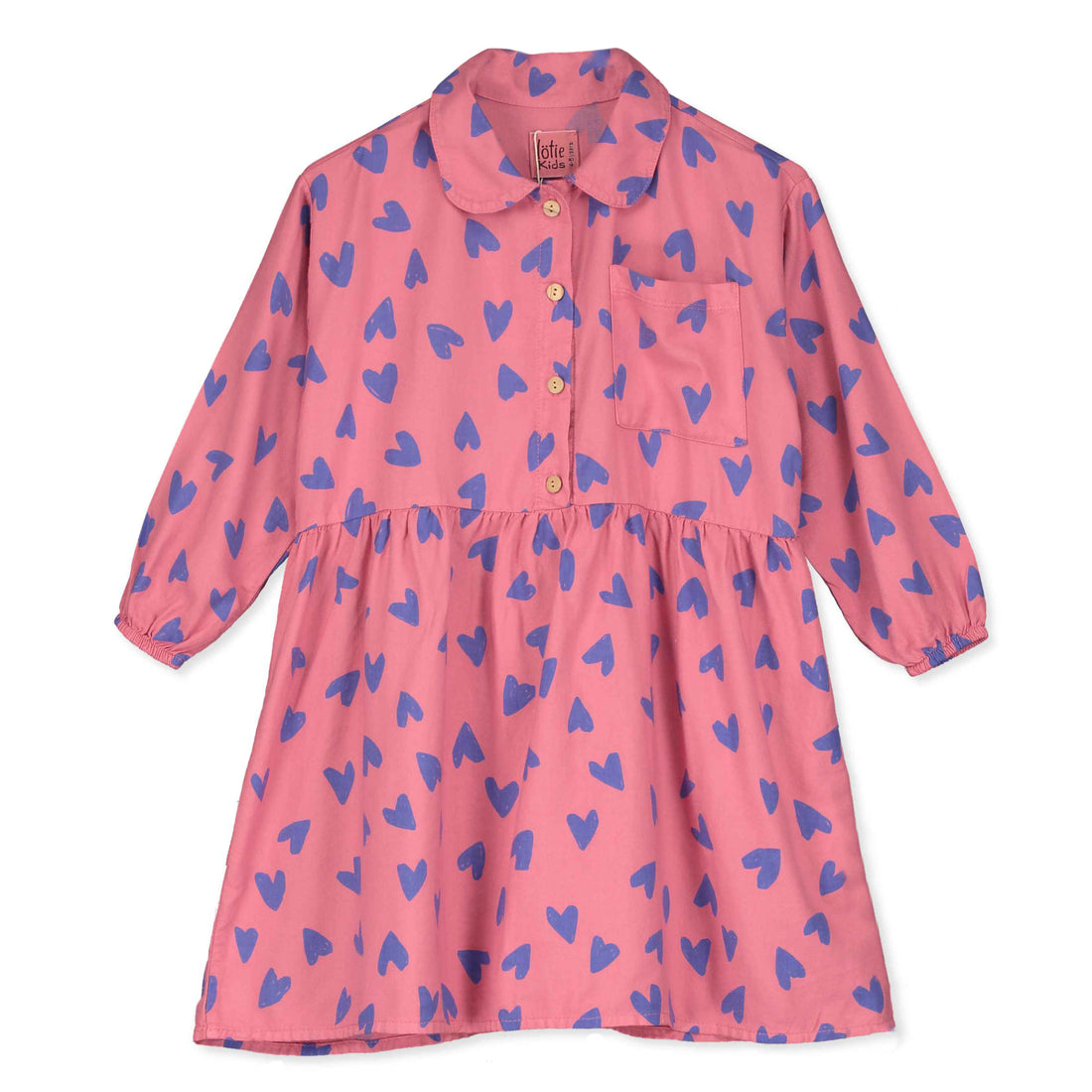 Pink Lemonade Hearts Woven Dress