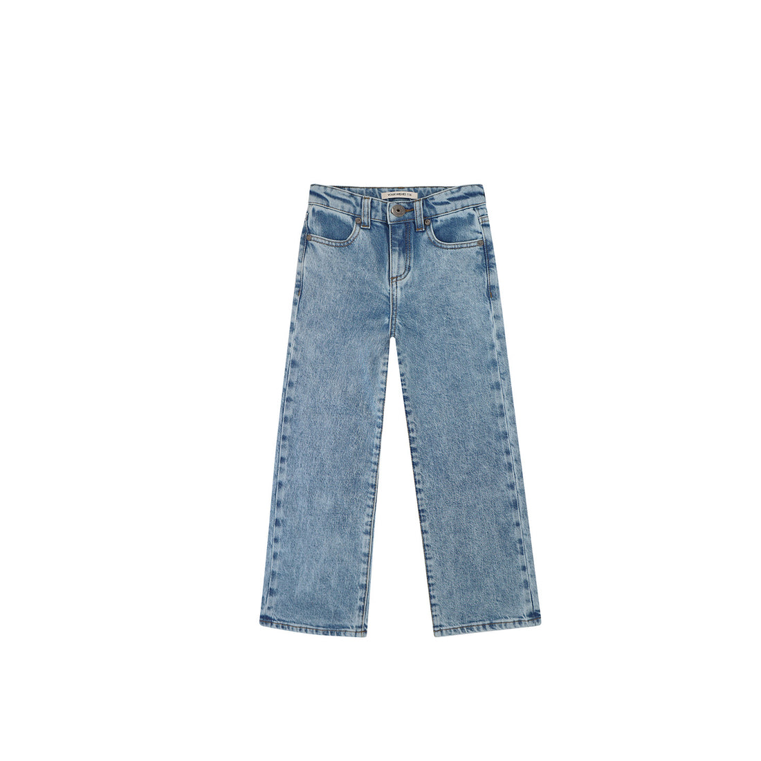 Denim Wide Leg Pants Sky Blue