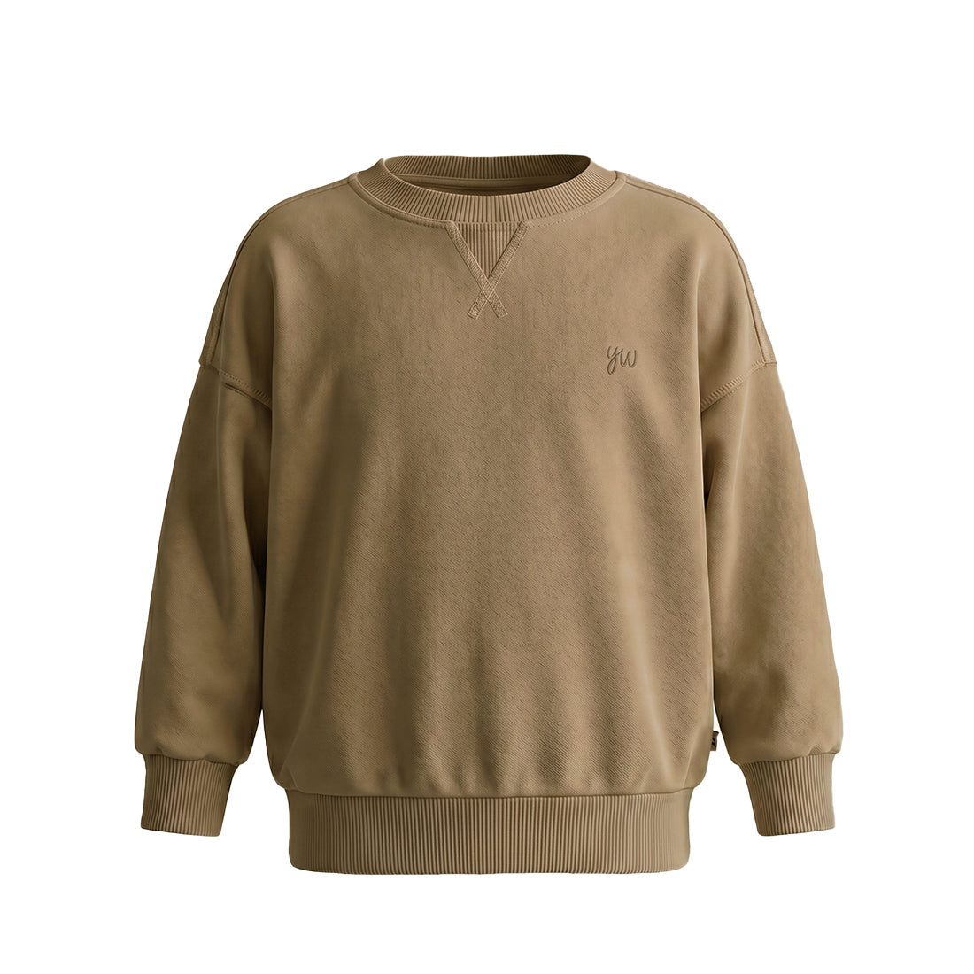 Oversized Sweater Garment Dye Kelp