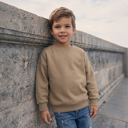 Oversized Sweater Garment Dye Kelp