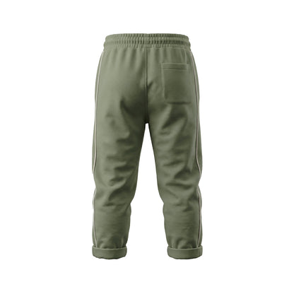 Wide Jogger Solid Olivine