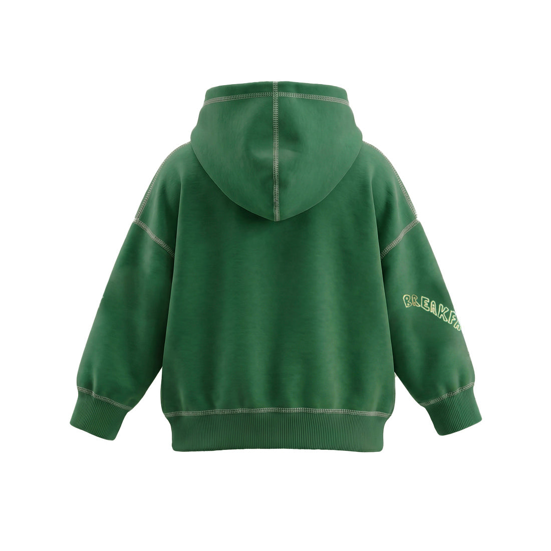 Oversized Hoodie French Knit Hunter Green