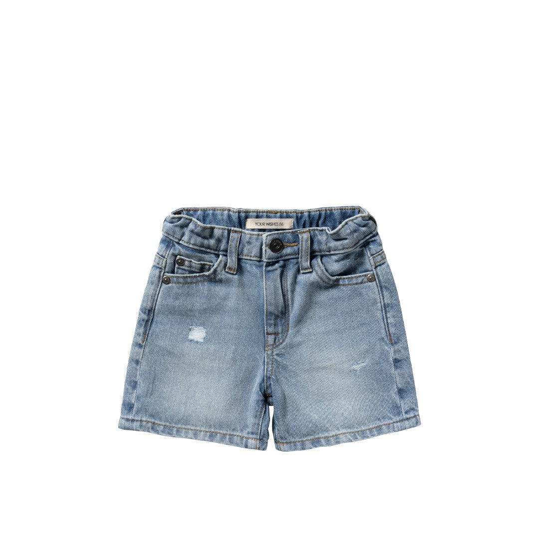 Relaxed Shorts Denim Blue