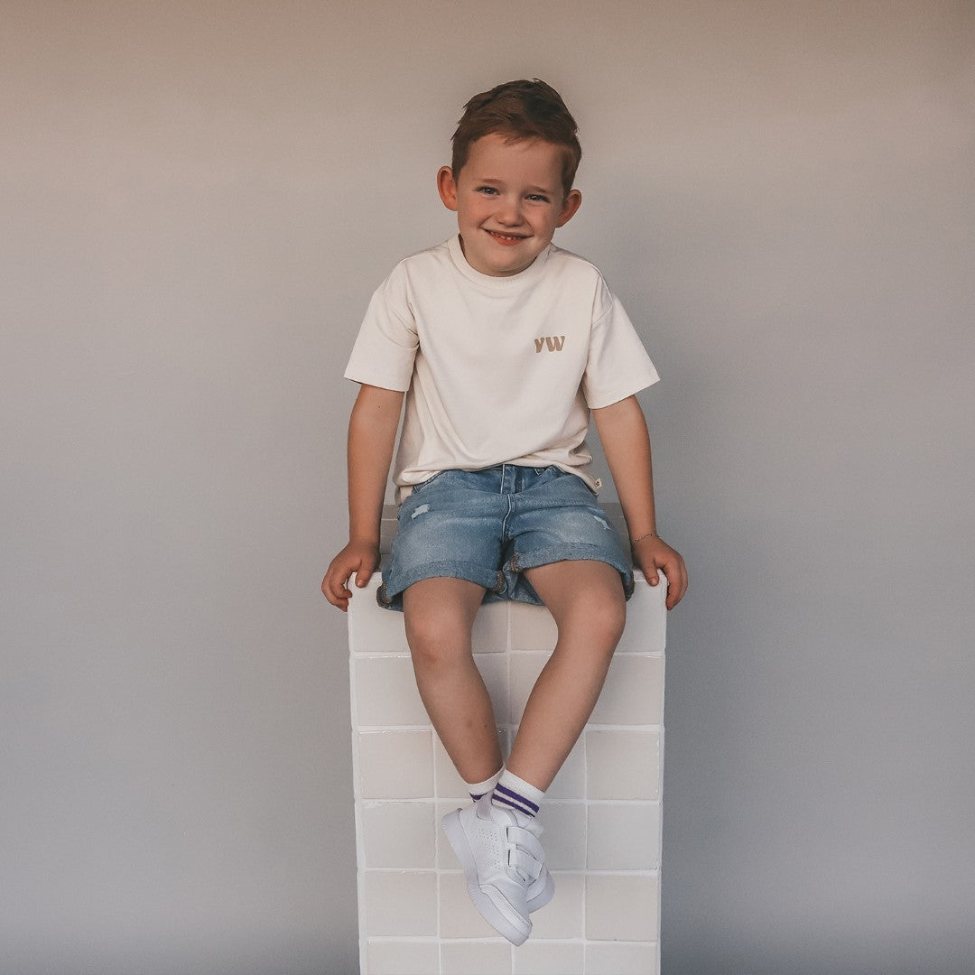 Relaxed Shorts Denim Blue