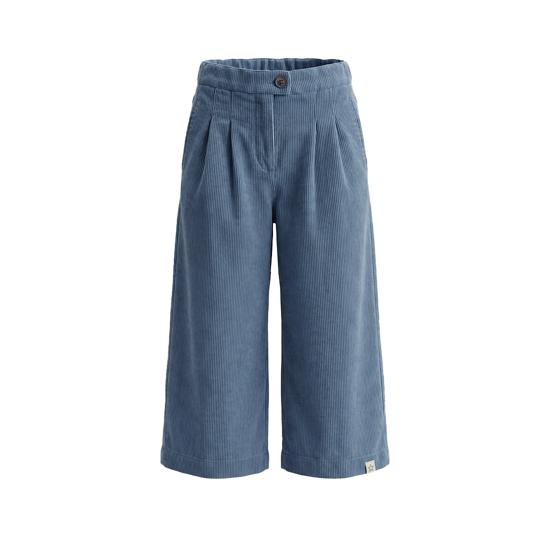 Wide Leg Pants Rib Denim