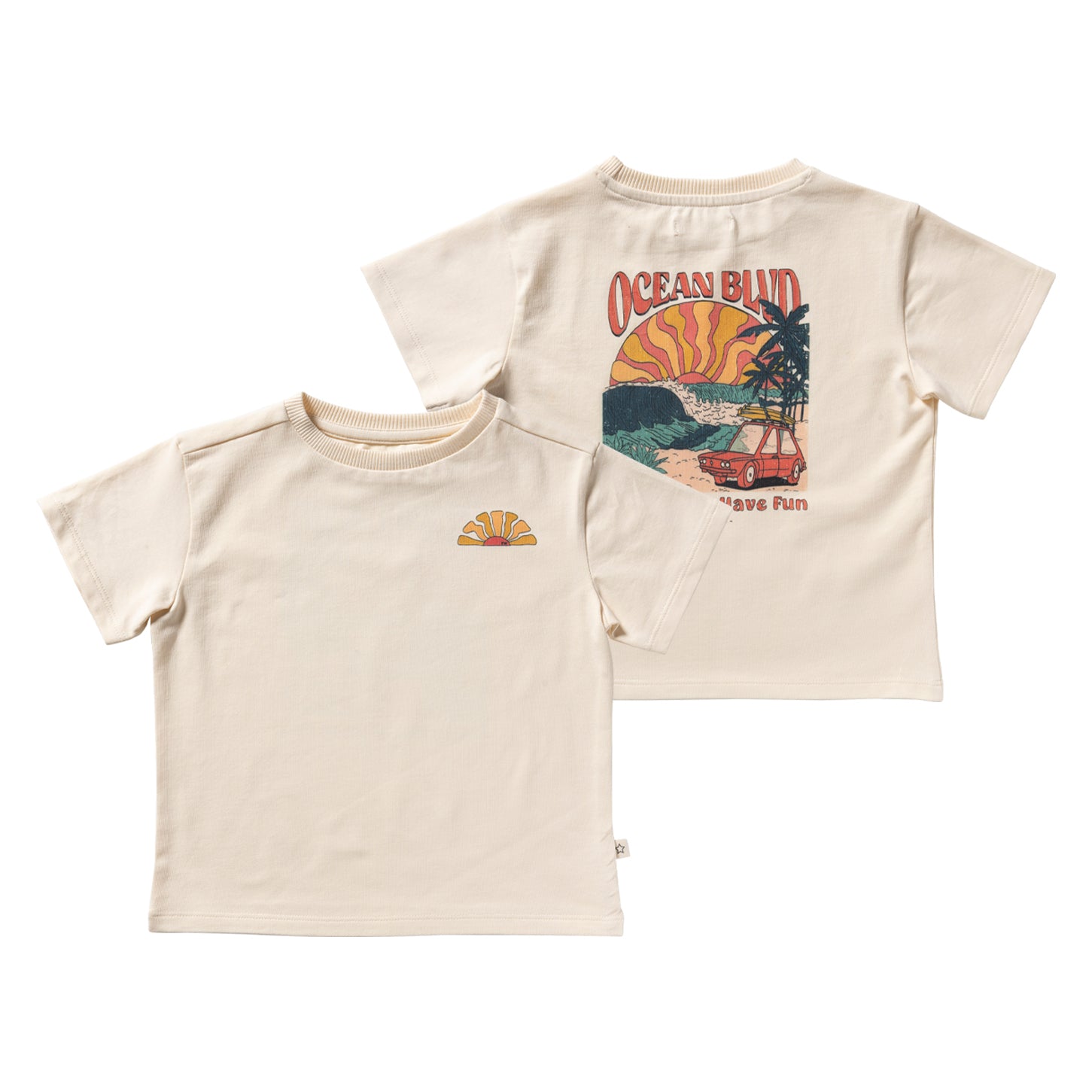 Ocean BLVD Oversized T-shirt White Swan