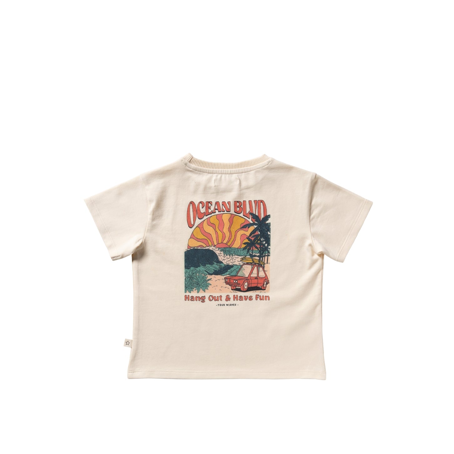 Ocean BLVD Oversized T-shirt White Swan