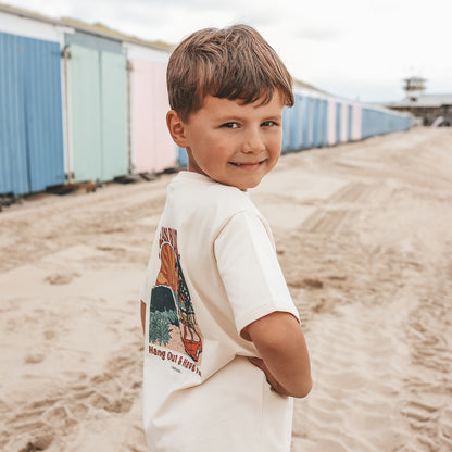 Ocean BLVD Oversized T-shirt White Swan