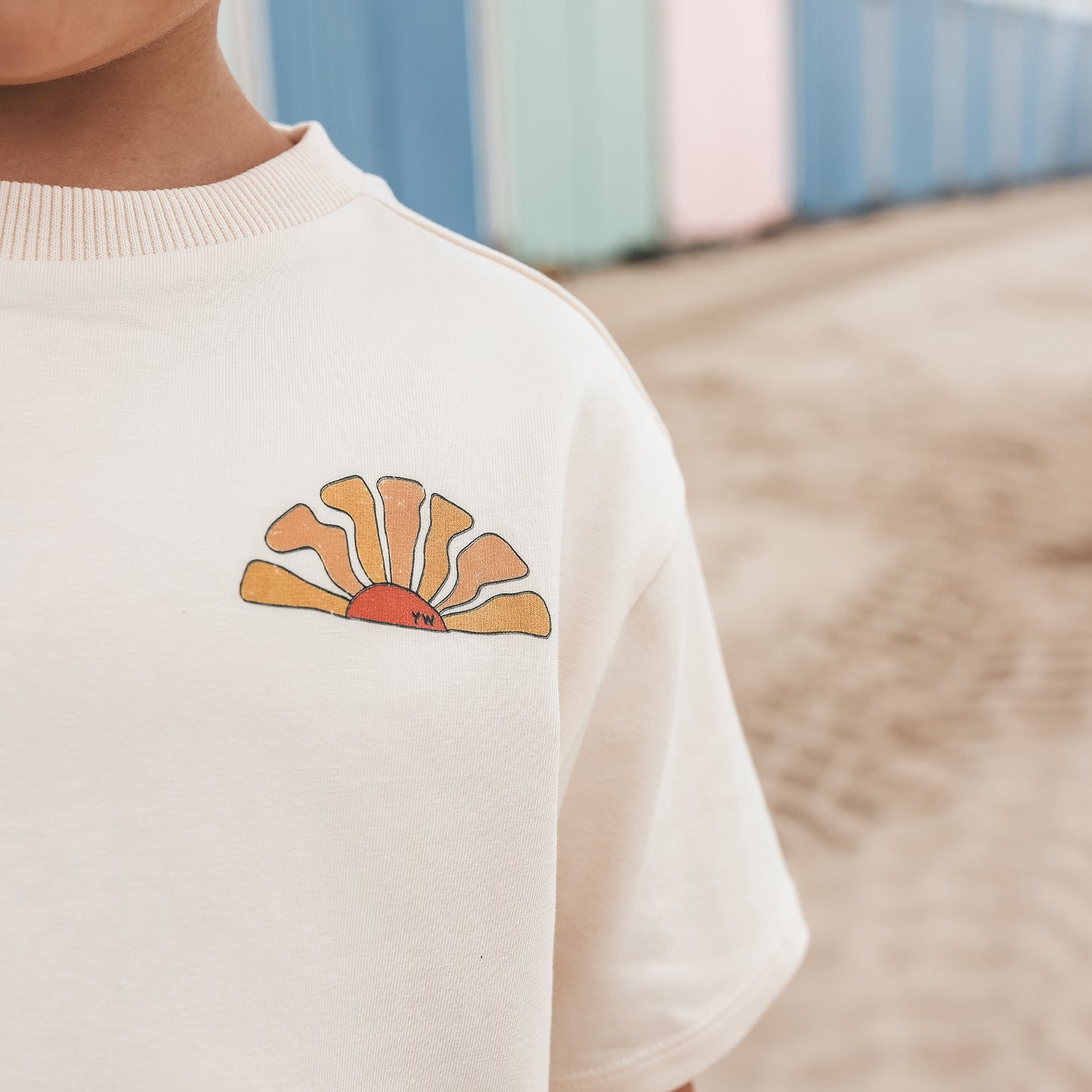 Ocean BLVD Oversized T-shirt White Swan