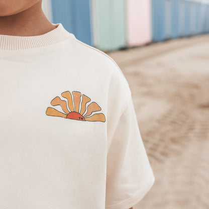 Ocean BLVD Oversized T-shirt White Swan