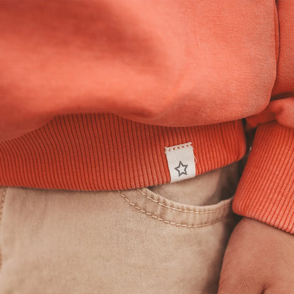 Garment Dye Wide Sweater Burnt Sienna - Your Wishes