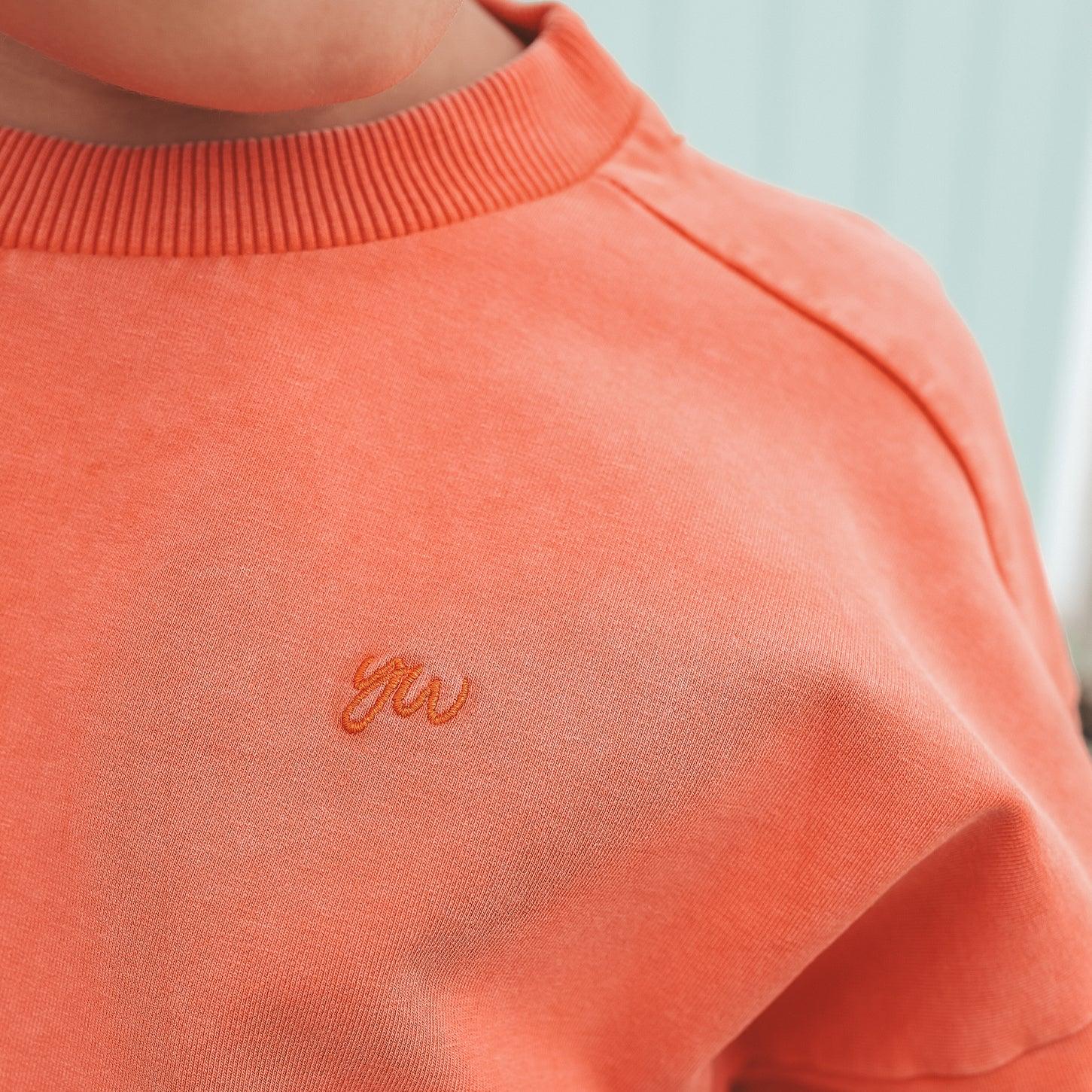 Garment Dye Wide Sweater Burnt Sienna - Your Wishes