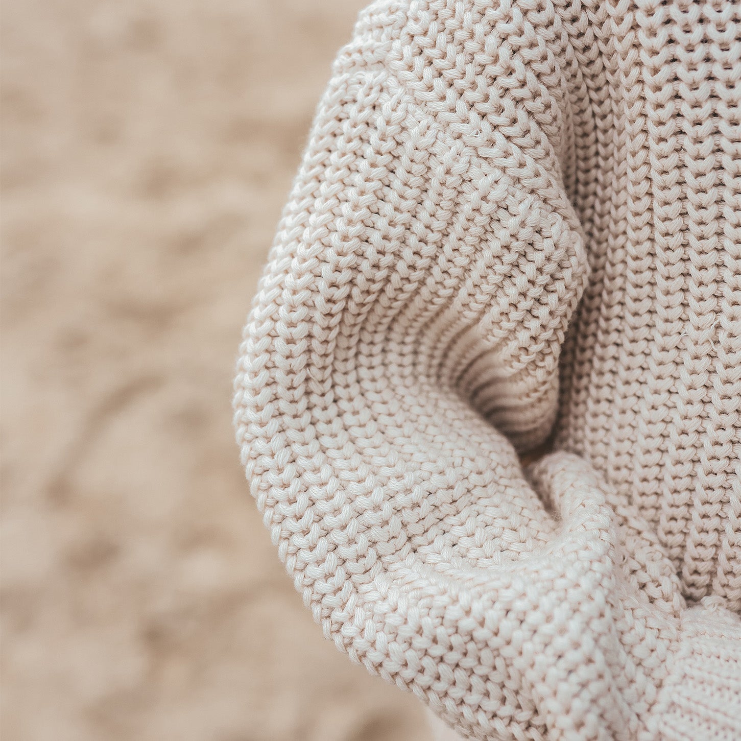 Knit Chunky Sweater Sand