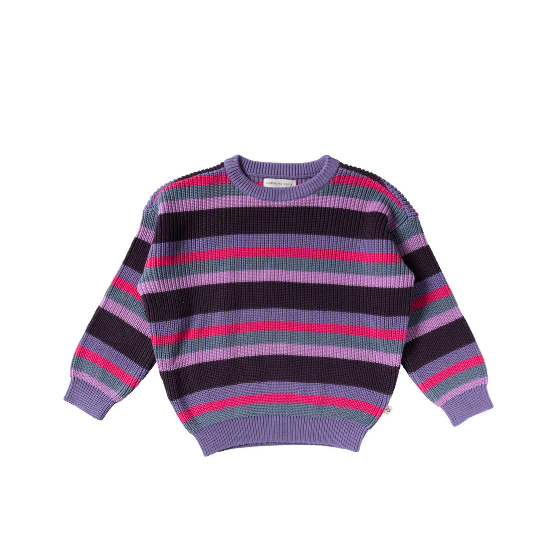 Stripe Knit Chunky Sweater Daybreak