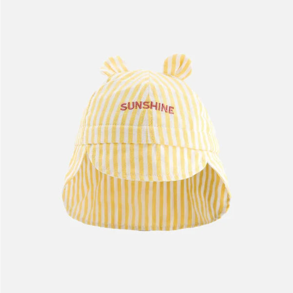 Sunhat Sunshine Yellow Striped
