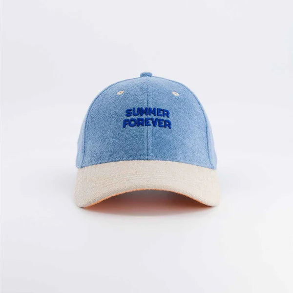Terry Cap Summer Forever Blue Beige Orange
