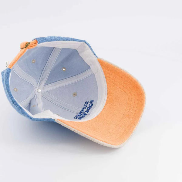 Terry Cap Summer Forever Blue Beige Orange