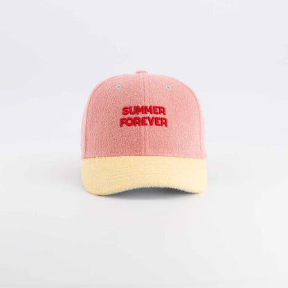 Terry Cap Summer Forever Pink Yellow Blue