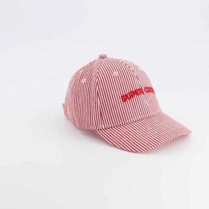 Cap Super Cool Red Striped