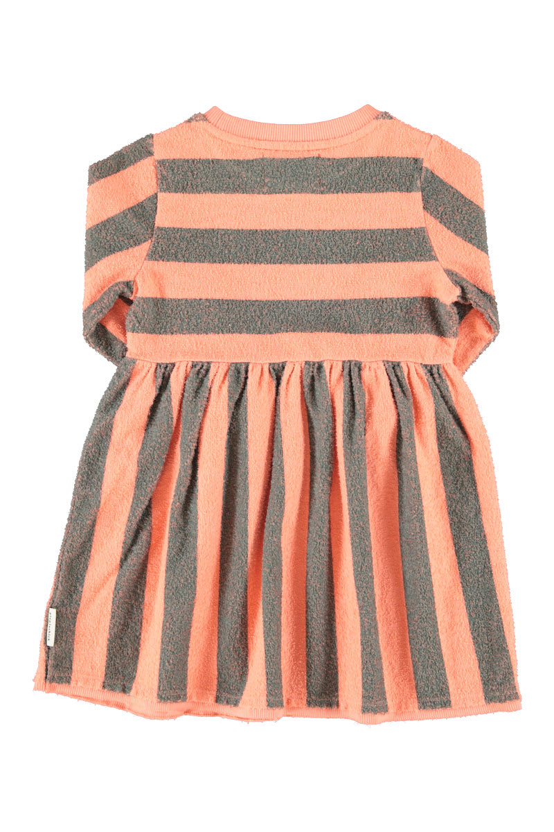 Short Dress Pink &amp; Green Stripes