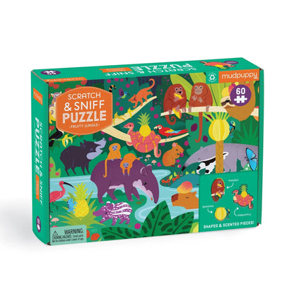 Scratch &amp; Sniff Puzzle Fruity Jungle 60pcs