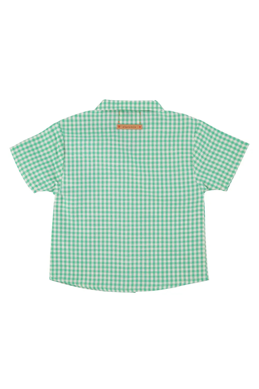 Hawaiian Shirt Green And Ecru Checkered - Piupiuchick