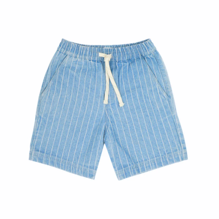 Knox Stripe Shorts Indigo Stripe