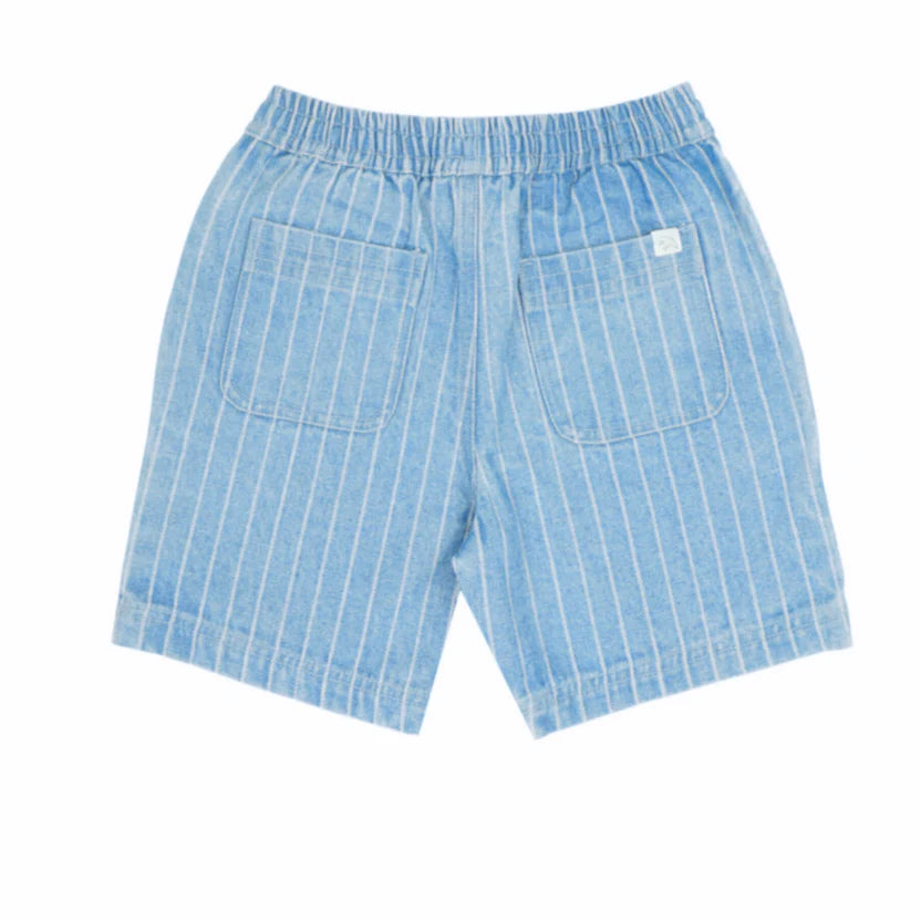 Knox Stripe Shorts Indigo Stripe