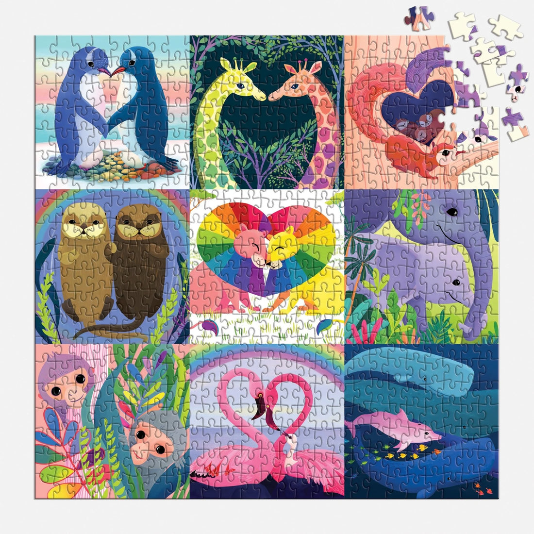 Love In The Wild Familiepuzzel 500pcs