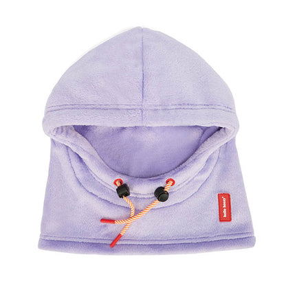 Fleece Combi Bivakmuts Sjaal Warmy Mauve