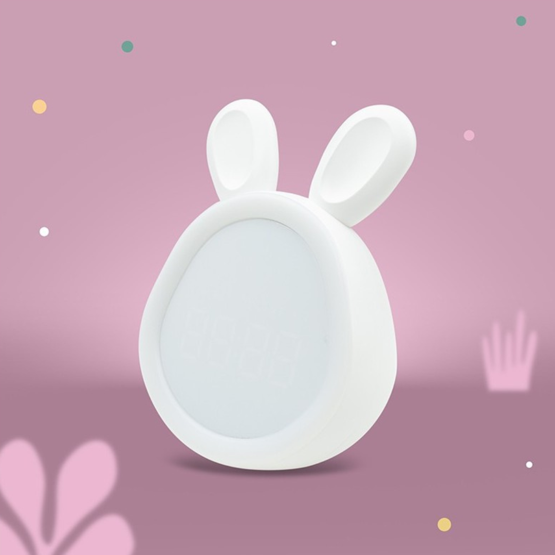 Alarm Clock Bunny White