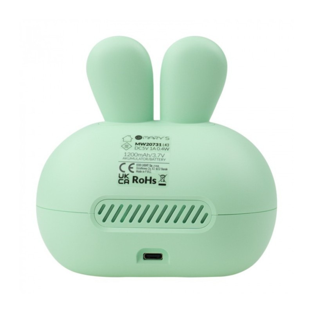 Alarm Clock Rabbit Green