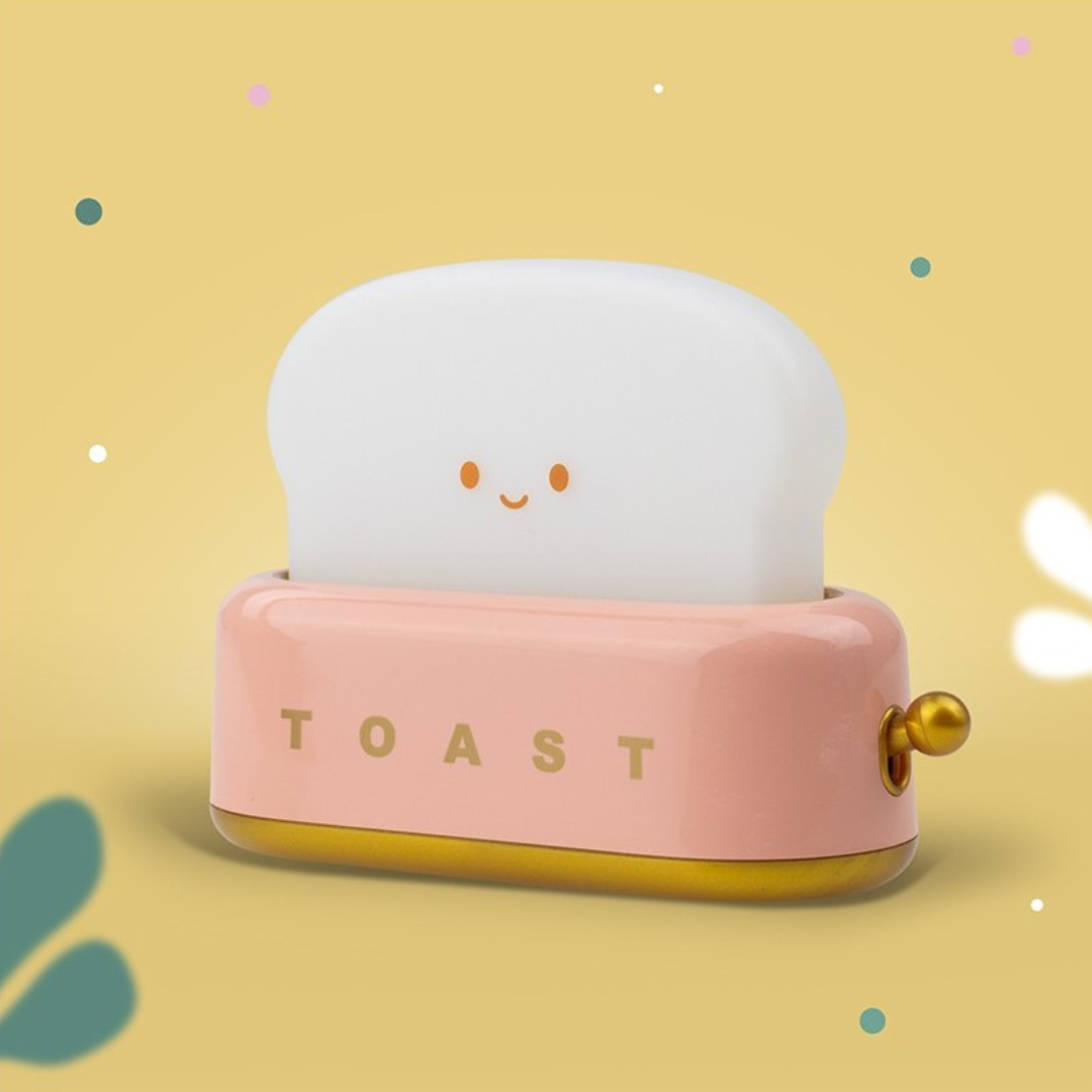 Led Lamp Toaster Pink