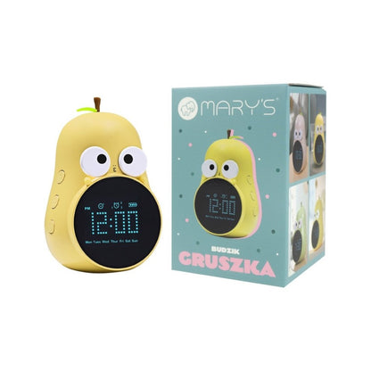 Alarm Clock Pear Yellow