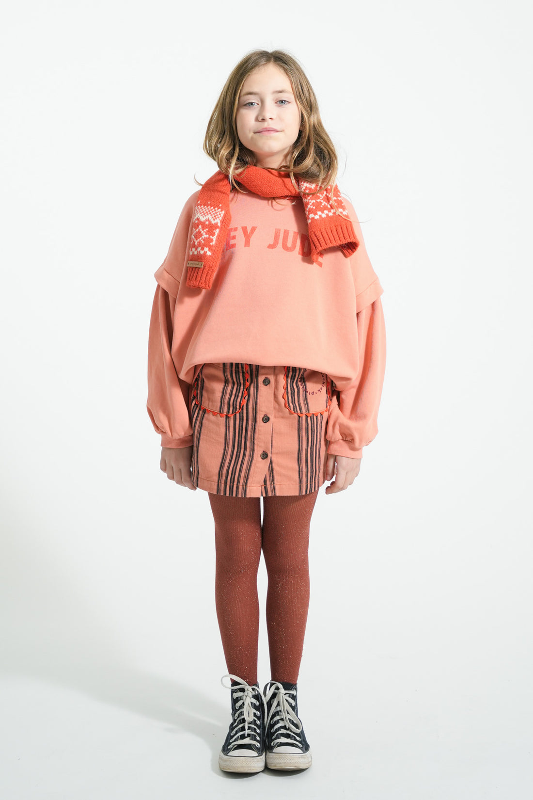 Sweatshirt Pink With Hey Jude Print