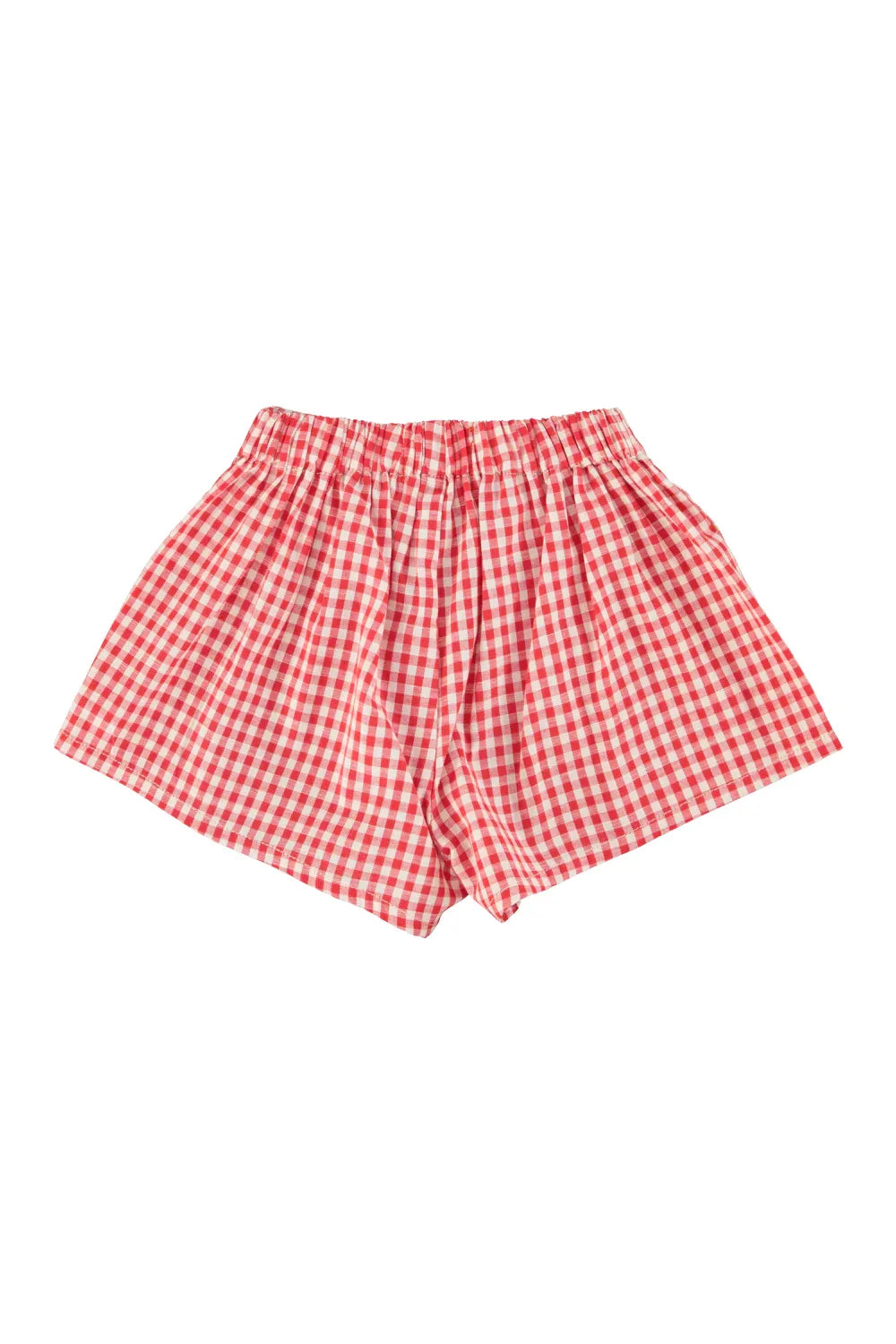 Shorts Red And Ecru Checkered - Piupiuchick