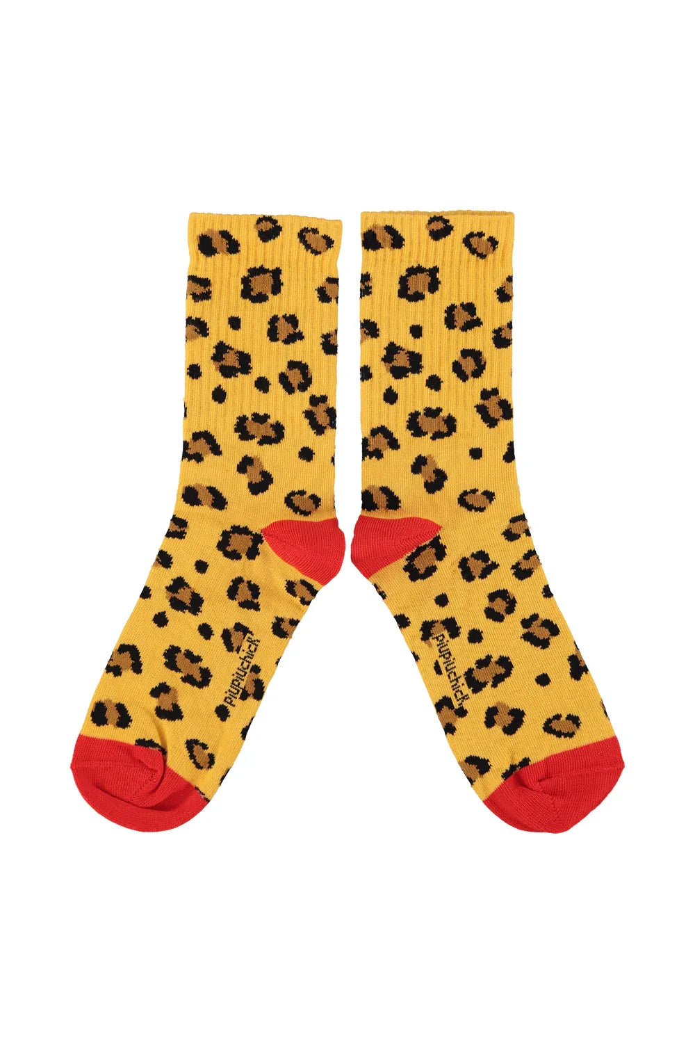 Socks Mustard Animal Print - Piupiuchick