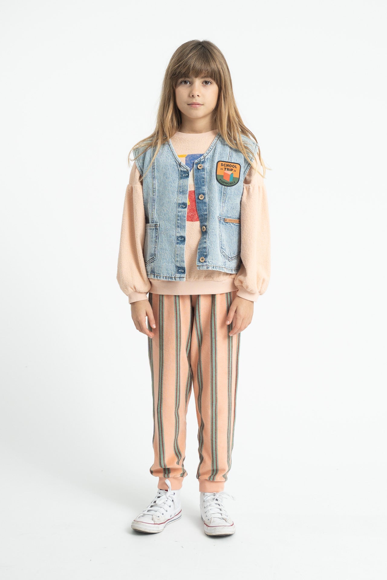 Sweatshirt Ballon Sleeves Light Pink With Desk Lamp Print