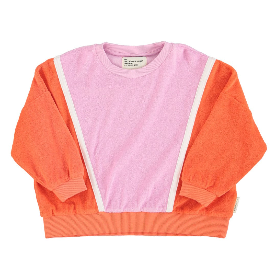 Sweatshirt Orange &amp; Lavender