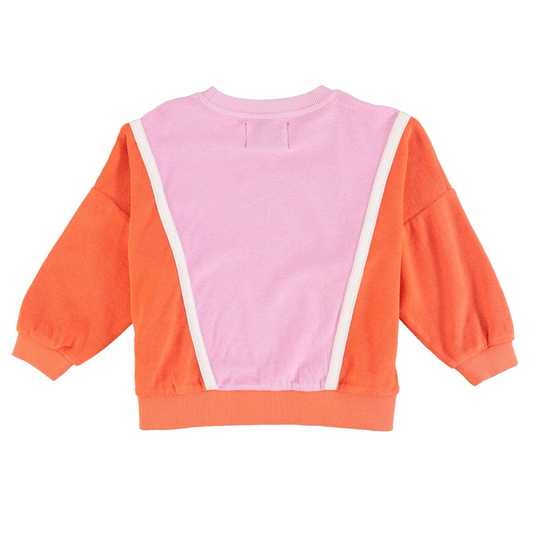 Sweatshirt Orange &amp; Lavender