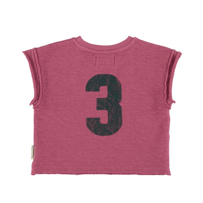 T-Shirt Aubergine With Spring Lodge Print