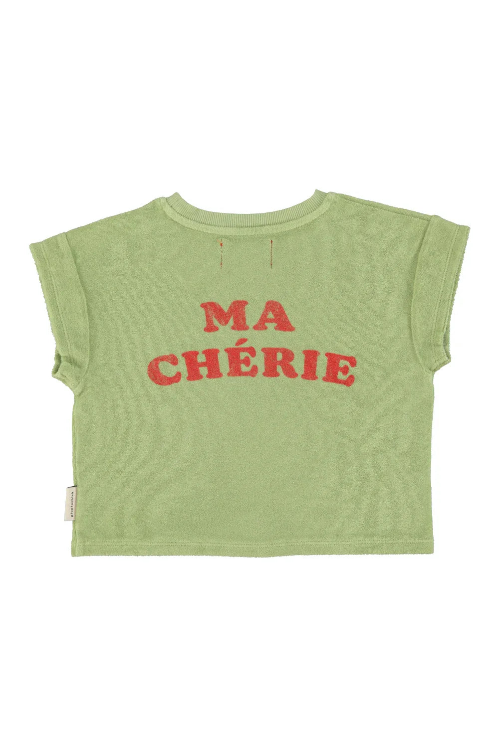 T-shirt Light Olive With Cherry Print - Piupiuchick