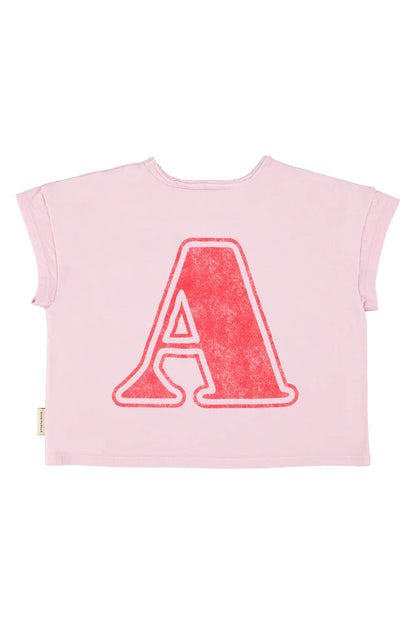 T-shirt Lilac With A Print - Piupiuchick