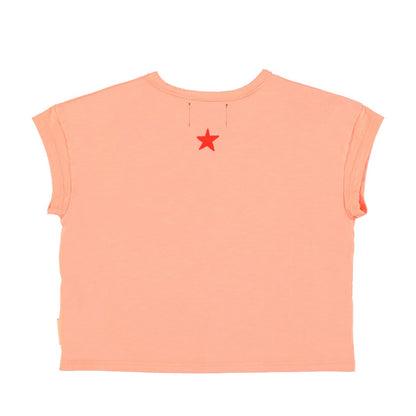 T-Shirt Pink With Tiger Print