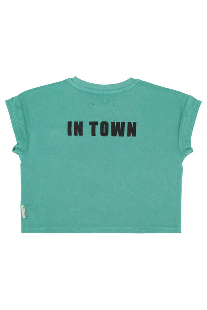 T-shirt Turquoise With Best Friend Print - Piupiuchick