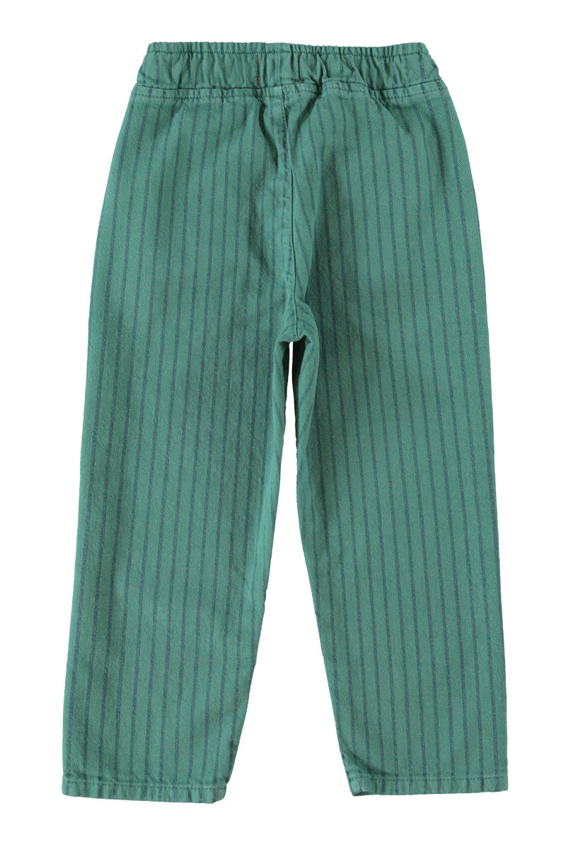 Trousers Green With Black Stripes