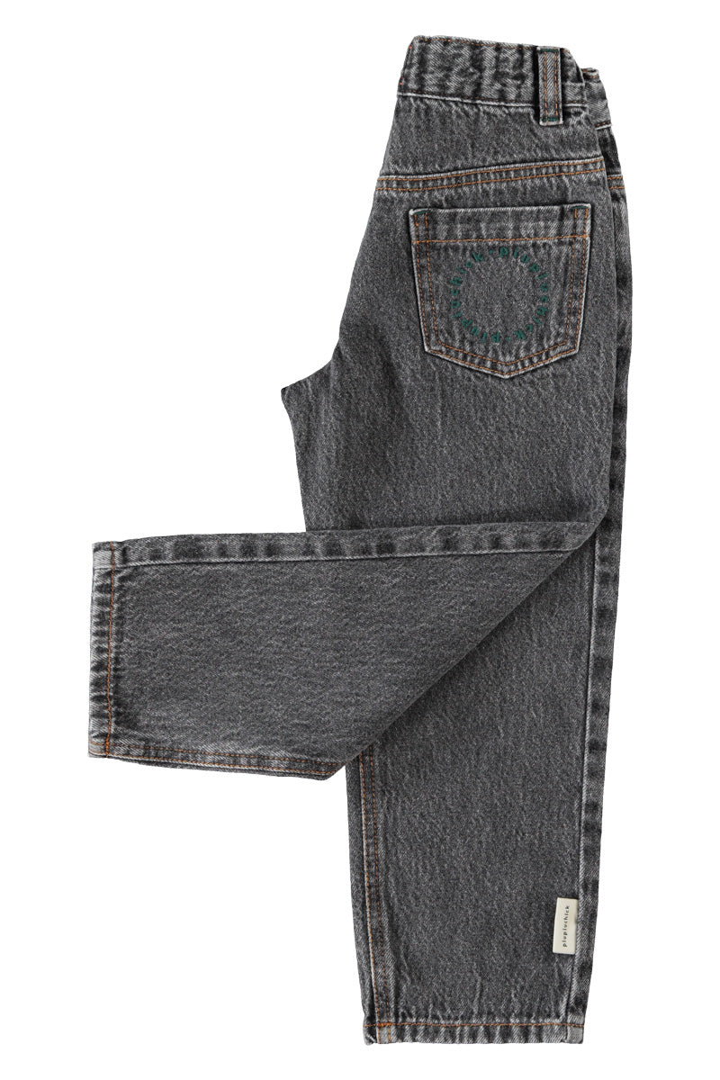 Unisex Trousers Grey Denim