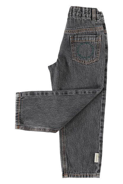 Unisex Trousers Grey Denim
